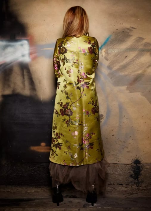 Roula Harb — Olive Garden Coat, back