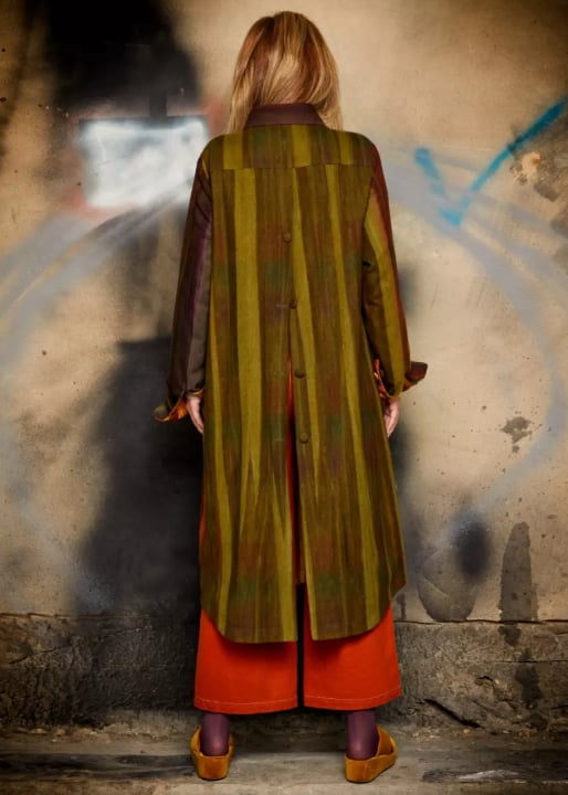 Roula Harb — Striped Mantle, back